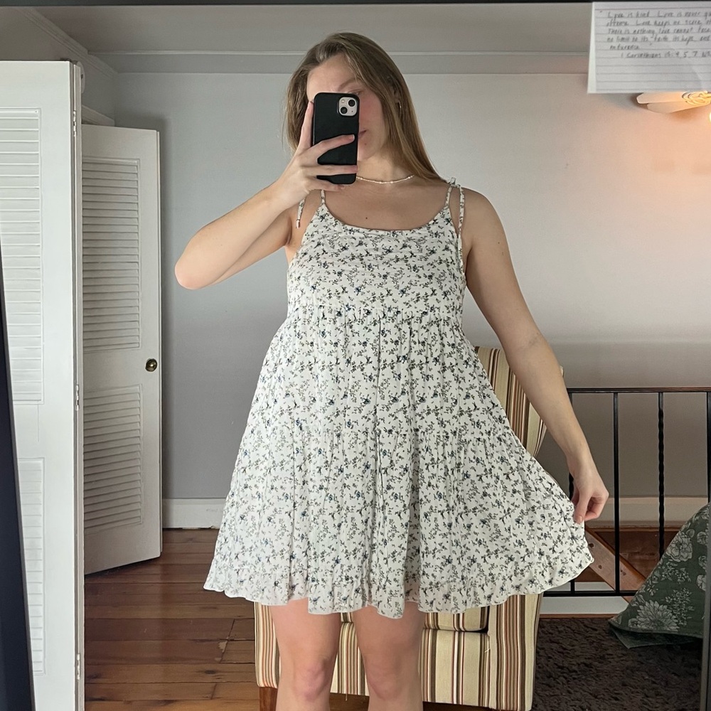 Altar’d State white floral sundress